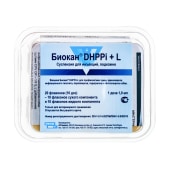 БИОКАН DHPPi+L, упак 10 доз (Годен до 31.01.2025 г.)